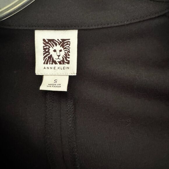 Anne Klein Women's Black Blazer Jacket Collar 2 Button Size Small - Picture 4 of 4